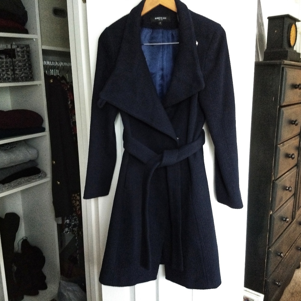 Kenneth Cole Wrap Coat